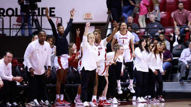 Alabama women's basketball inside Coleman Coliseum vs. Ole Miss